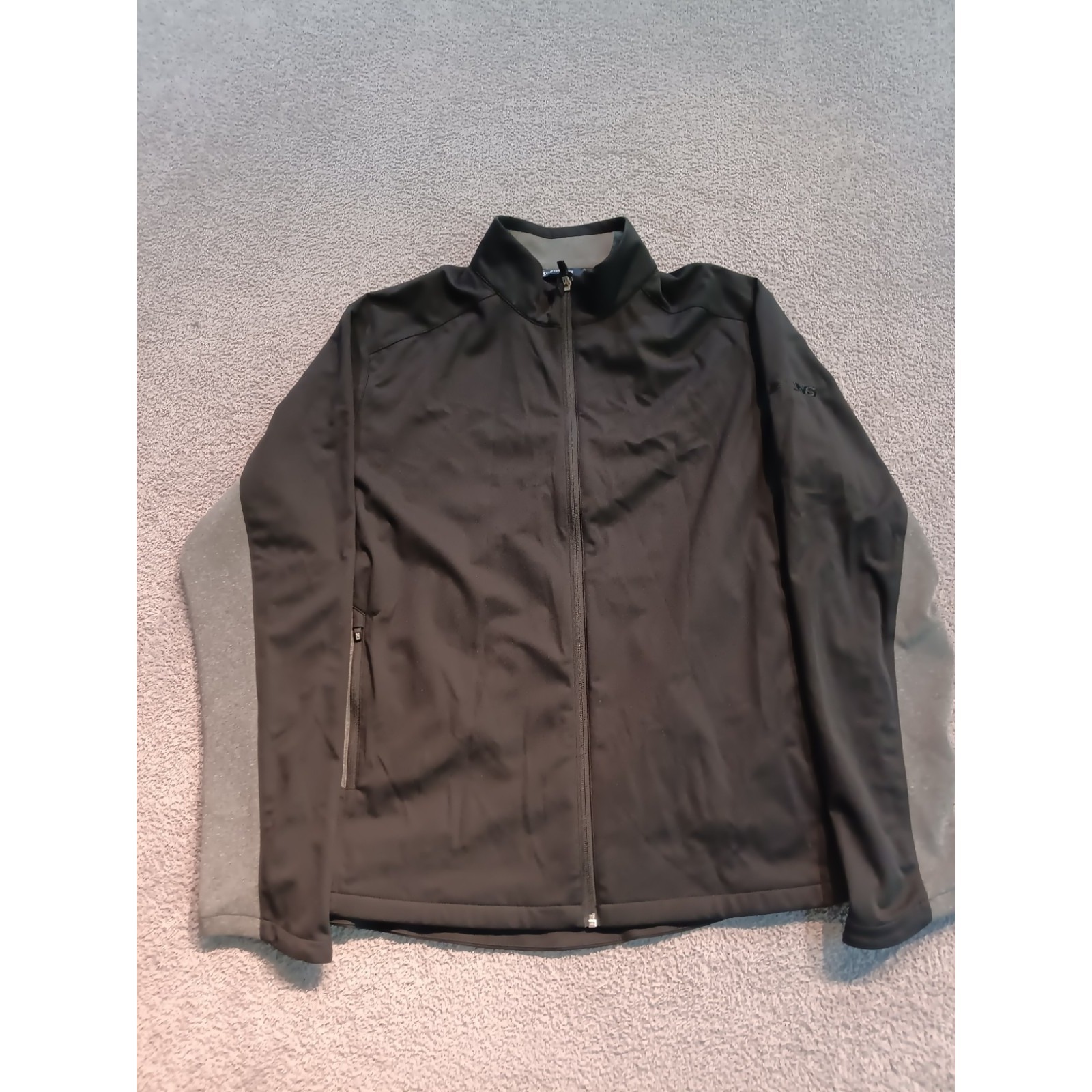 Nwt Cutter & Buck 2xl Men's Black Softshell Jacket Full Zip Golf Layer